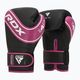Detské boxerské rukavice RDX čierno-ružové JBG-4P 12