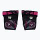 RDX Weight Lifting X1 Short Strap tréningové rukavice čierne/ružové WGN-R1P