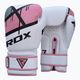 Dámske boxerské rukavice RDX BGR-F7 bielo-ružové BGR-F7P 7