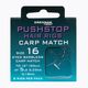 Pushstop H'rig Carp Method nadväzec so zarážkou bez hrotu + vlasec 8 ks číry HNQCMA016