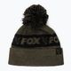 Zimná čiapka Fox International Collection Bobble zeleno-čierna 5