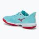 Dámska tenisová obuv Mizuno Wave Exceed Tour 5 AC tanger turquoise/fiery coral 2/white 3