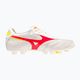 Pánske futbalové topánky Mizuno Morelia II Elite MD white/flery coral2/bolt2 8