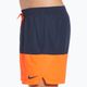 Pánske plavecké šortky Nike Split 5" Volley námornícka modrá a oranžová NESSB451-822 6