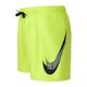 Pánske plavecké šortky Nike Liquify Swoosh 5" Volley zelené NESSC611-312 3