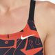 Dámske jednodielne plavky Nike Multiple Print Fastback orange NESSC050-631 8