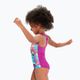 Speedo Detské jednodielne plavky s digitálnou potlačou ružovo-fialové 8-0797015162 3