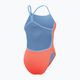 Dámske jednodielne plavky Speedo Solid Vback disco peach/curious blue 2