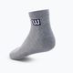 Pánske tréningové ponožky Wilson Premium Low Cut 3 pack grey W8F3H-3730 2