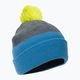 Detská zimná čiapka Color Kids Hat Beanie Colorblock modro-šedá 7485