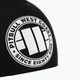 Pitbull West Coast zimná čiapka s veľkým logom čierna/biela 3