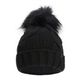 Dámska zimná čiapka 4F čierna H4Z22-CAD010 2