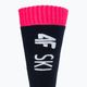 Detské lyžiarske ponožky 4F námornícka modrá a ružová 4FJAW22UFSOF028 5