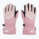 Detské lyžiarske rukavice 4F ružové 4FJAW22AFGLF039 3