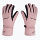 Dámske lyžiarske rukavice 4F ružové H4Z22-RED002 3