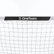 OneTeam One futbalová bránka 300 x 200 cm pozinkovaná oceľ biela/čierna 5