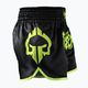 Pánske tréningové šortky Ground Game Muay Thai Neon black/green neon 3