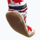 Glovii GOB biele/červené/sivé vyhrievané papuče s ponožkami 3