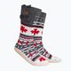 Vyhrievané papuče Glovii GQ4 biela/červená/sivá s ponožkami 2