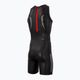 Pánsky triatlonový neoprén ZONE3 Kneeskin black/red 2