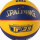 Spalding TF-33 Gold yellow and blue basketball 76862Z veľkosť 6 3