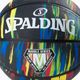 Spalding Marble basketbalová lopta čierna a farebná 84398Z veľkosť 7 3