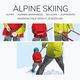Swix XT613 Postroj na výučbu lyžovania pre deti červený XT613 3