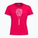 Dámske tenisové tričko HEAD Typo pink 814512