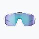 Bliz Vision S3 matné biele/dymovo modré okuliare pre viacero bicyklov 3