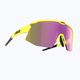 Cyklistické okuliare Bliz Breeze S3+S1 matné neónovo žlté/hnedé fialové multi/ružové 3