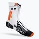 Pánske bežecké ponožky X-Socks Run Speed Two 4.0 arctic white/trick orange