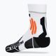 Pánske bežecké ponožky X-Socks Run Speed Two 4.0 arctic white/trick orange 2