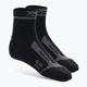 Pánske bežecké ponožky X-Socks Marathon Energy 4.0 opal black/dolomite grey