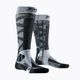 Dámske lyžiarske ponožky X-Socks Ski Rider 4.0 grey melange/opal black 4