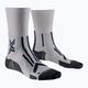 Pánske bežecké ponožky X-Socks Trailrun Perform Crew pearl grey/charcoal