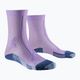 Dámske bežecké ponožky X-Socks Trailrun Discover Crew orchid/sunset blue