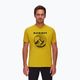 MAMMUT Horské trekingové tričko žlté 2