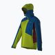Pánska membránová bunda do dažďa La Sportiva Crizzle EVO Shell lime punch/electric blue 6