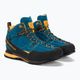 Pánske trekové topánky La Sportiva Boulder X Mid blue/yellow 4