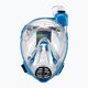 Celotvárová maska Cressi Baron na šnorchlovanie modrá a číra XDT020020 2