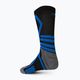 Stredne ťažké lyžiarske ponožky Mico X-Performance X-C Black/Blue CA146 2