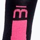 Dámske lyžiarske ponožky Mico Heavy Weight Primaloft black/pink CA119 3