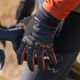 Pánske cyklistické rukavice Northwave Fast Gel black / cinnamon 8