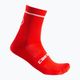 Pánske cyklistické ponožky Castelli Entrata 13 red