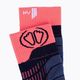 Dámske lyžiarske ponožky UYN Ski One Merino pink/black 5
