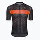 Pánsky cyklistický dres Alé Stars sivo-oranžový L21091403