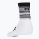 Bielo-čierne cyklistické ponožky Alé Scanner L21181400 2