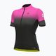 Dámsky cyklistický dres Alé Gradient black/pink L22175543