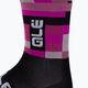 Cyklistické ponožky Alé Match black/pink L22218543 3