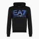 Pánska mikina EA7 Emporio Armani Train Logo Series Oversize Logo Hoodie Coft black